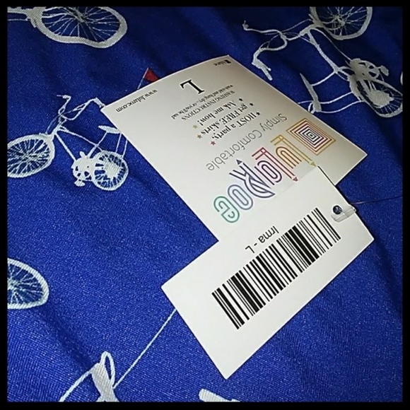 NEW Lularoe Irma With Bike Print. - Picture 4 of 4